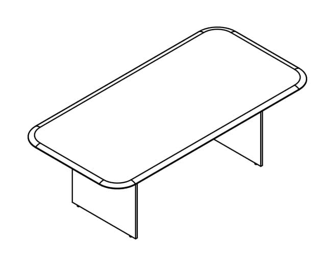 Конференц-стол WOCT 220 Дуб сонома_1