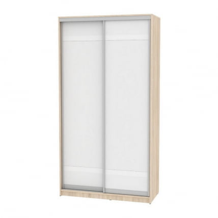 Шкаф-купе B-230х120х60-2(ДСС-Белый-D9D9)_0