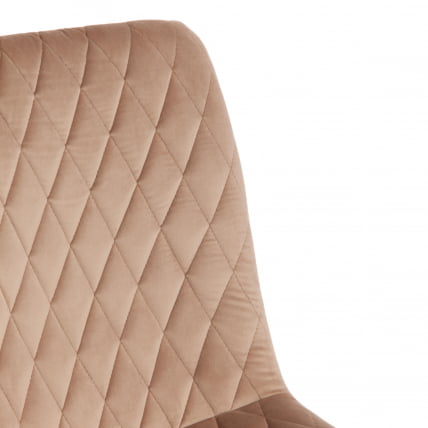 Стул CHILLY X (mod. 7096) ткань/металл, 45x53х88 см, высота до сиденья 50 см, бежевый barkhat 5/черный_5