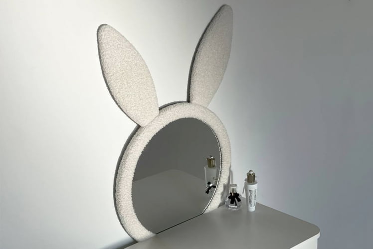 Набор детский Зайка MK-0019 белое дерево/белый (плюш)_6