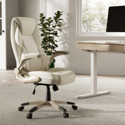 Эргономичное компьютерное кресло Eureka OC11-OW, белое_12