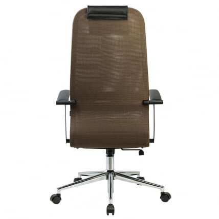 Кресло руководителя BRABIX PREMIUM Ultimate EX-801 хром Черное/коричневое_5