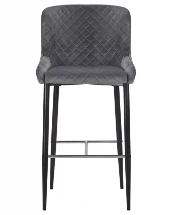 Стул барный DOBRIN CHRISTIAN 75 Темно-серый велюр V108-91_5