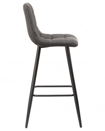 Стул барный DOBRIN NICOLE Серая экокожа RU-08_2