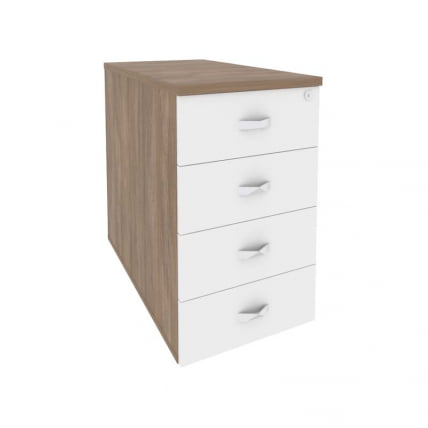 Тумба приставная / опорная ONIX O.TPO-1.8 Дуб Аризона/Белый_0