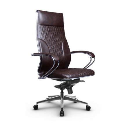Кресло руководителя Metta L 1c 44B/K Комплект 2 Коричневое_0