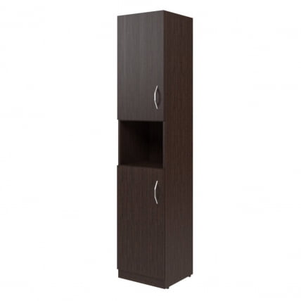 Шкаф колонка c 2-мя глухими малыми дверьми SR-5U.4 R Легно Темный_0