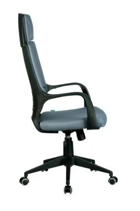 Кресло оператора Riva Chair 8989 (черный пластик) Серый_2