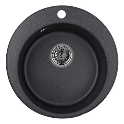 Кухонная мойка GRANULA 4801 Черный_0