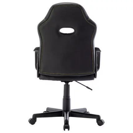 Кресло компьютерное BRABIX Stripe GM-202 экокожа Черный-желтый_4