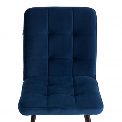 Стул обеденный Medeo LT, велюр, Blue (синий), 45х56х89 см_5