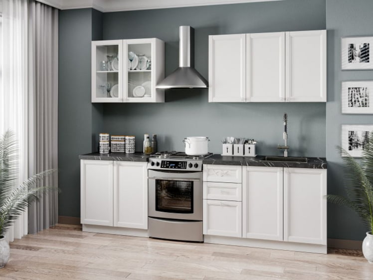 Шкаф кухонный 400 Джулия ЛД 284.320.000.017 Белый_2