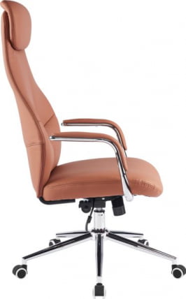 Кресло руководителя Everprof Bell Экокожа Коричневый_2