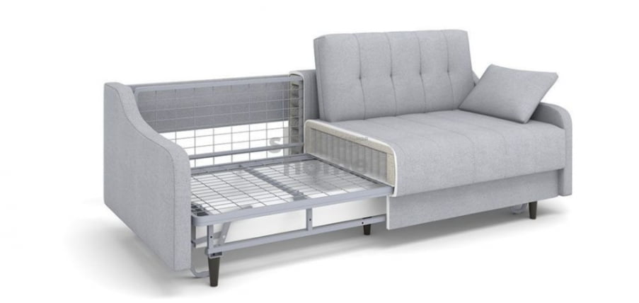 Диван Женева Еврокнижка цвет Lamb emerald (1150*2210*960), 2095117/49136/9_5