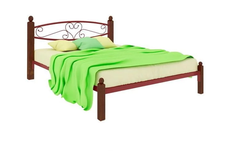 Кровать Каролина Lux 1800х1900 Красная_0