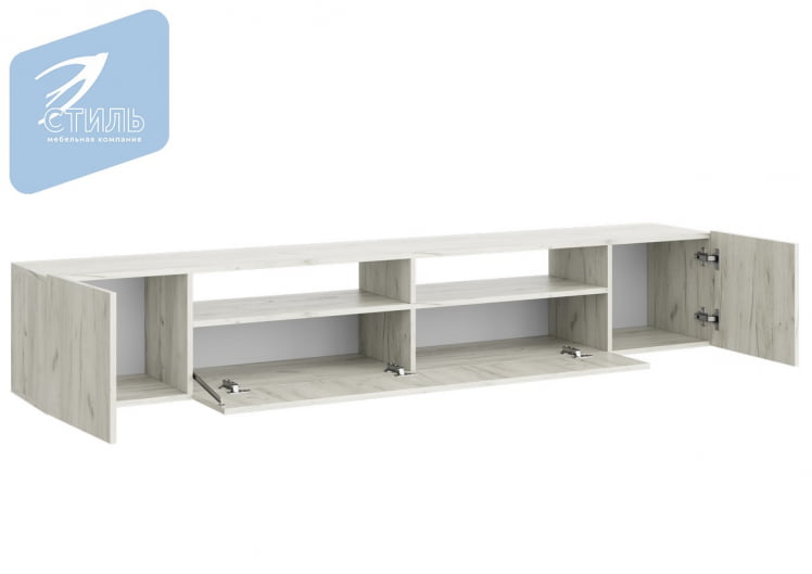 Тумба под ТВ Соло-16 TV Дуб крафт белый_1