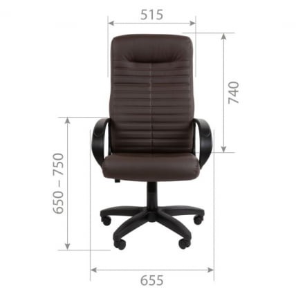 Офисное кресло CHAIRMAN 480ЛТ, экокожа, коричневый / 480LT,_3