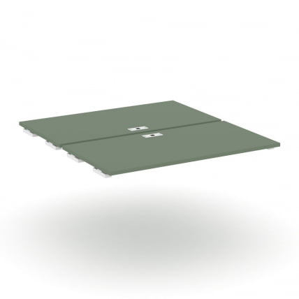 Двойной стол-приставка к двум опорным тумбам/шкафам CONCEPT CN.DSPR-007 Кобо Белый_0