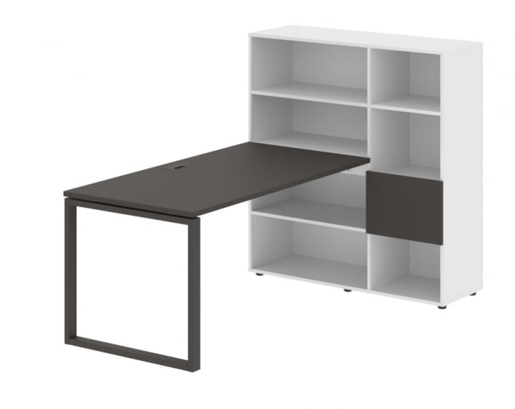 Рабочая станция EDIS EQRST 1215 Мокко Мокко Белый_0