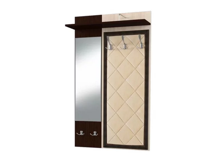 Вешало настенное Ольга 6 Ясень шимо светлый Венге_0