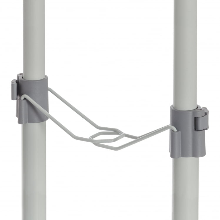 Вешалка JET металл, пластик, 86*44*166 см, темно-серый/светло-серый/хром_1