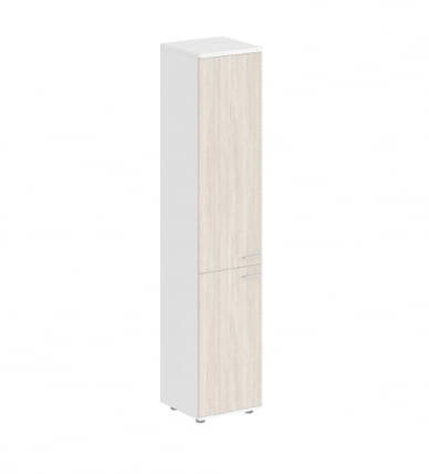 Шкаф высокий левый Sigma SG.802.WH.OL.OL.L Белый Дуб светлый_0