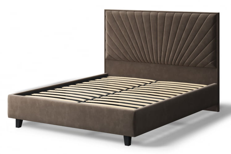 Кровать Леона, 2000x1600мм, коричневый_1
