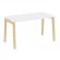 Стол письменный Оникс Вуд OW.SP-3.7 Белый Бриллиант/Дуб Светлый/Металл Белый 1380*720*750_3828169