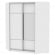 Шкаф-купе YA-198х1400-568-1(Белый-D4D3)_359396