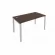Стол письменный METAL SYSTEM Б.СП-3 Венге/Серый_237365