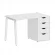 Стол письменный HOME OFFICE VR.SP-3-118.4.A Белый Бриллиант/Белый металл_228447