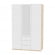 Шкаф распашный R-198х135х45-3-TR-M(ДСС-Белый)_351758