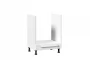 Тумба кухонная 600 для встраиваемой техники Герда ЛД 272.255.000 Белый/Белый глянец_192874