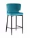 Полубарный стул Матео ножки велюр Темно-бирюзовый_266276