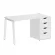 Стол письменный HOME OFFICE VR.SP-3-138.4.A Белый Бриллиант/Белый металл_228580