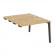 Стол-приставка двойной Оникс Вуд OW.D.SPR-2.7 Тиквуд Светлый/Дуб Темный/Металл Антрацит 1180*1475*75_3821735