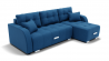 Диван Нью-Йорк-3 угол левый/правый (ЗР) Цвет фасада: Синий; Тип: Левый/правый; Материал фасада: Металл/Велюр_887775