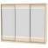 Шкаф-купе B-220х270х60-3(ДМ-D10D10D10)_359130