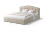Кровать Стелла, 1600*2000 мм, велюр Бренди лайт 03, кремовый_566617