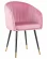 Стул обеденный DOBRIN MARY Розовый велюр 1922-16_229402