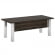 Стол руководителя Ялта M-LT.D-20.1 Дуб Мали/Нержавеющая Сталь 2000*900*750_3883091