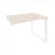 Стол-приставка на О-образном м/к к опорным элементам ONIX O.MO-SPR-1.7 Денвер Светлый/Белый_242204