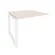 Проходной наборный элемент переговорного стола ONIX O.MO-NPRG-1 Денвер Светлый/Белый_242476
