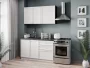 Кухонный гарнитур Джулия №5 Черный Белый_258135