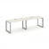 Стайл Проджект Рабочая станция односторонняя SN-59O.ORS-022 Дуб Наварра/Металл Серый/Серебро Заглушк _3812230