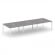 Стайл Проджект Рабочая станция двухсторонняя SN-59P.DRS-061 Серый Пепел/Металл Белый/Заглушка Пласти _3877831