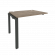 Наборный элемент рабочей станции на П-образном м/к ONIX O.MP-1.NRS-1.8 Тиквуд Темный/Антрацит_252534