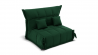 Диван Джаз 1200 (ЗР) Цвет фасада: Зеленый; Тип: Прямой; Материал фасада: Металл/Велюр_800441