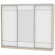 Шкаф-купе B-230х270х60-2(ДСС-Белый-D7D8D7)_356697