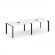Стайл Проджект Стол переговорный SN-59P.SPRG-012 Белый/Металл Черный 2360*980*750 _3811319